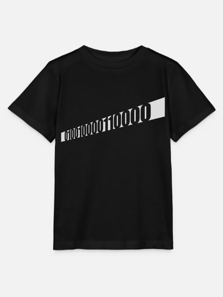 Binär Code Programm Sprache - Stanley/Stella Kinder T-Shirt MINI CREATOR - Schwarz