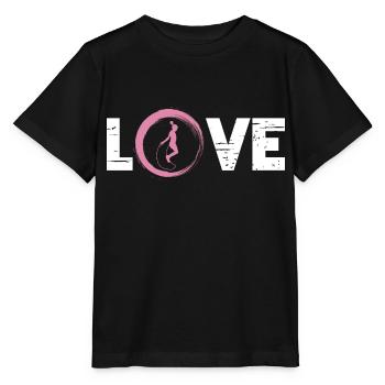 Sporty Hobby Leidenschaft Seilspringen - Stanley/Stella Kinder T-Shirt MINI CREATOR  - Schwarz - Vorne - Mikhail (115cm)