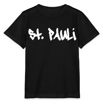 Sankt Pauli Hambourg St. Pauli - T-shirt bio MINI CREATOR Stanley/Stella Enfant - noir - Devant - Mikhail (115cm)
