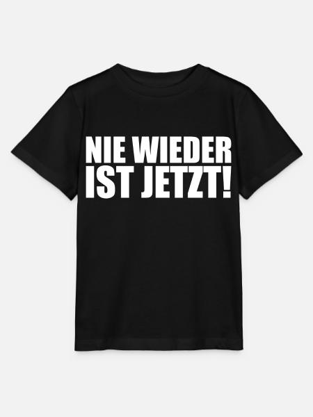 Nie wieder ist jetzt - Stanley/Stella Kinder T-Shirt MINI CREATOR - Schwarz