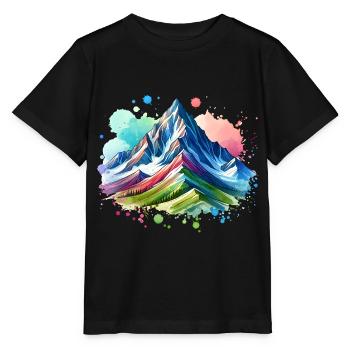 Montagnes - T-shirt bio MINI CREATOR Stanley/Stella Enfant - noir - Devant - Mikhail (115cm)