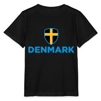 Drapeau national du Danemark - T-shirt bio MINI CREATOR Stanley/Stella Enfant - noir - Devant - Mikhail (115cm)