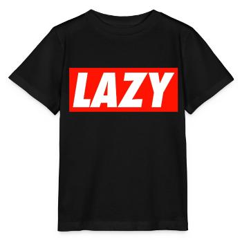 Lazy - Stanley/Stella MINI CREATOR Kids’ T-Shirt - black - Front - Mikhail (115cm)