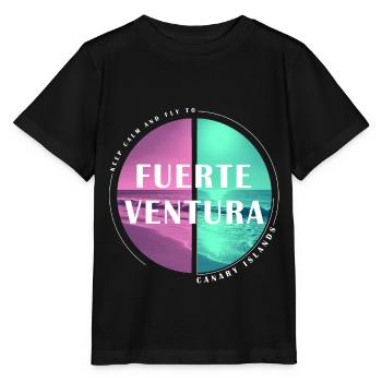 Fuerteventura Îles Canaries Îles Canaries Été - T-shirt bio MINI CREATOR Stanley/Stella Enfant - noir - Devant - Mikhail (115cm)