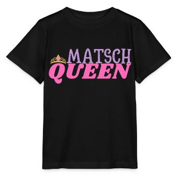 Muddy run shirt mud Matsch Laufshirt Queen Team - Stanley/Stella Kinder T-Shirt MINI CREATOR  - Schwarz - Vorne - Mikhail (115cm)
