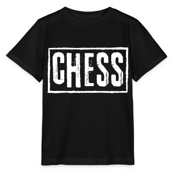 CHESS GRUNGE GRAFFITI ROCK PUNK - T-shirt bio MINI CREATOR Stanley/Stella Enfant - noir - Devant - Mikhail (115cm)