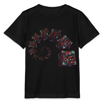 Golden Ratio Sci Fi Cubes - Stanley/Stella MINI CREATOR Kids’ T-Shirt - black - Front - Mikhail (115cm)