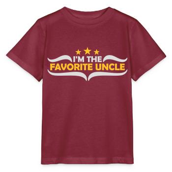 at The Favorite Uncle - Stanley/Stella MINI CREATOR Kids’ T-Shirt - burgundy - Front - Kain (125cm)