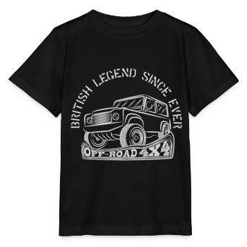 BRITISH LEGEND SINCE EVER - Stanley/Stella Kinder T-Shirt MINI CREATOR  - Schwarz - Vorne - Mikhail (115cm)