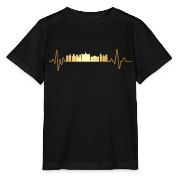Herzschlag Brüssel - Stanley/Stella Kinder T-Shirt MINI CREATOR  - Schwarz - Vorne - Mikhail (115cm)