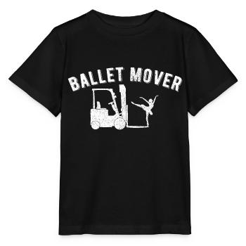 Forklift Operator Funny Gag Joke Forklift - Stanley/Stella MINI CREATOR Kids’ T-Shirt - black - Front - Mikhail (115cm)