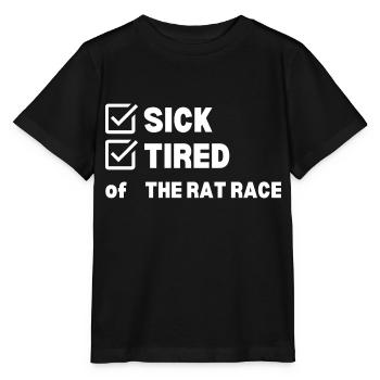 Sick and Tired - Stanley/Stella MINI CREATOR Kids’ T-Shirt - black - Front - Mikhail (115cm)
