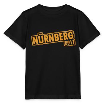 Nürnberg - 0911 - Vorwahl - Bayern - Stanley/Stella Kinder T-Shirt MINI CREATOR  - Schwarz - Vorne - Mikhail (115cm)