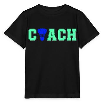 federball coach 1 - Stanley/Stella Kinder T-Shirt MINI CREATOR  - Schwarz - Vorne - Mikhail (115cm)