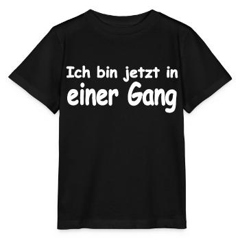 Gang - Stanley/Stella Kinder T-Shirt MINI CREATOR  - Schwarz - Vorne - Mikhail (115cm)