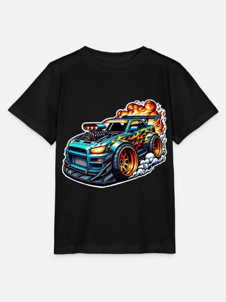 Voiture de sport tuning voiture - T-shirt bio MINI CREATOR Stanley/Stella Enfant - noir