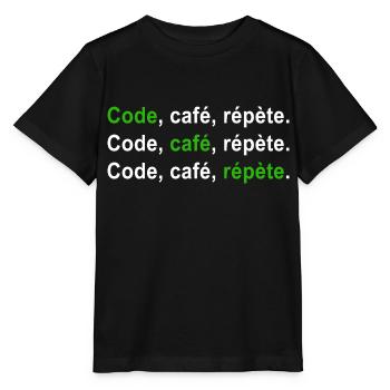 GEEK HUMOR LUSTIGER WITZ 2 - Stanley/Stella Kinder T-Shirt MINI CREATOR  - Schwarz - Vorne - Mikhail (115cm)