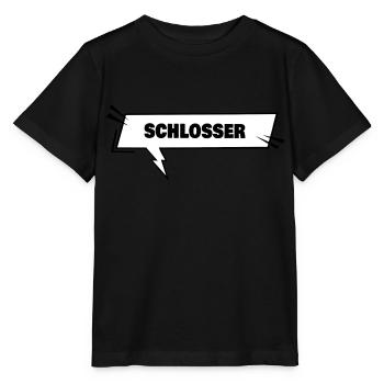 Schlosser - Stanley/Stella Kinder T-Shirt MINI CREATOR  - Schwarz - Vorne - Mikhail (115cm)
