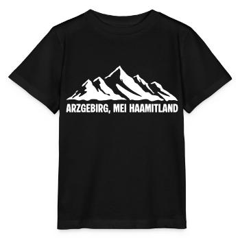 Erzgebirge Mundart - Stanley/Stella Kinder T-Shirt MINI CREATOR  - Schwarz - Vorne - Mikhail (115cm)