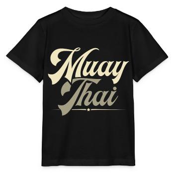 Muay Thai - Stanley/Stella Kinder T-Shirt MINI CREATOR  - Schwarz - Vorne - Mikhail (115cm)