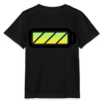 battery - Stanley/Stella MINI CREATOR Kids’ T-Shirt - black - Front - Mikhail (115cm)