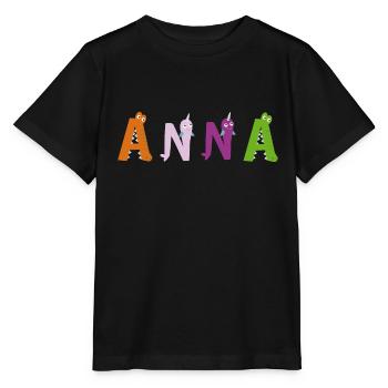 Anna - T-shirt bio MINI CREATOR Stanley/Stella Enfant - noir - Devant - Mikhail (115cm)
