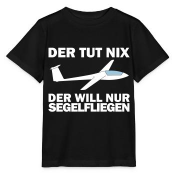 Seul planeur pilote planeur pilote planeur - T-shirt bio MINI CREATOR Stanley/Stella Enfant - noir - Devant - Mikhail (115cm)
