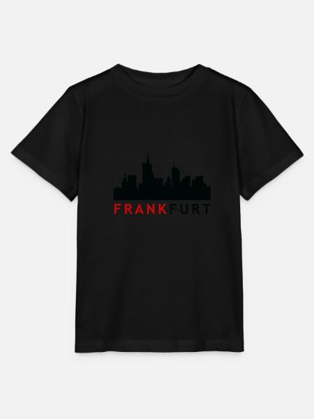 Frankfurt Skyline Rotschwarz - Stanley/Stella Kinder T-Shirt MINI CREATOR - Schwarz