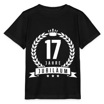17 jahre jubiläum - Stanley/Stella Kinder T-Shirt MINI CREATOR  - Schwarz - Vorne - Mikhail (115cm)