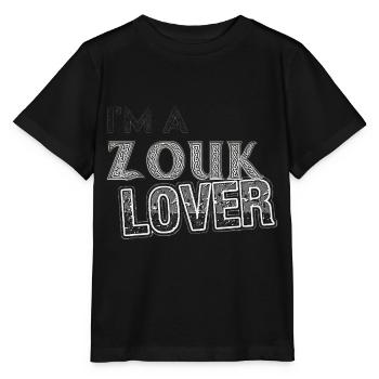 Ich bin ein Zouk-Liebhaber - Stanley/Stella Kinder T-Shirt MINI CREATOR  - Schwarz - Vorne - Mikhail (115cm)