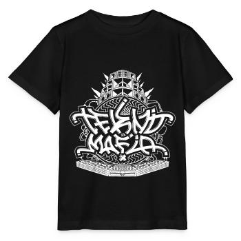 Tekno Mafia 23 Free Party - Stanley/Stella MINI CREATOR Kids’ T-Shirt - black - Front - Mikhail (115cm)