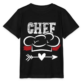 chef chef - Stanley/Stella MINI CREATOR Kids’ T-Shirt - black - Front - Mikhail (115cm)