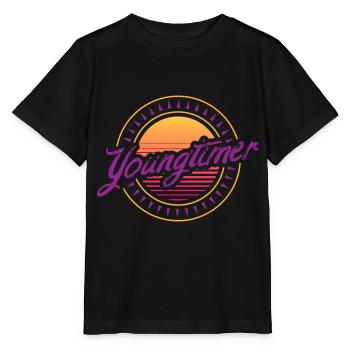 Youngtimer retro by The Manzanita ́s - Stanley/Stella MINI CREATOR Kids’ T-Shirt - black - Front - Mikhail (115cm)