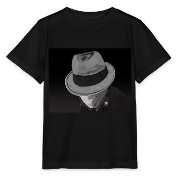 film noir - T-shirt bio MINI CREATOR Stanley/Stella Enfant - noir - Devant - Mikhail (115cm)