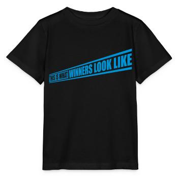 What Winners Look Like - Stanley/Stella Kinder T-Shirt MINI CREATOR  - Schwarz - Vorne - Mikhail (115cm)