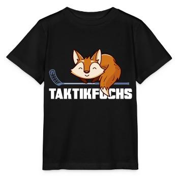 Floorball Floorball Floorball Tactics Tactical Fox - Stanley/Stella MINI CREATOR Kids’ T-Shirt - black - Front - Mikhail (115cm)