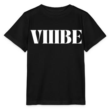 "VIIIBE" - T-shirt bio MINI CREATOR Stanley/Stella Enfant - noir - Devant - Mikhail (115cm)
