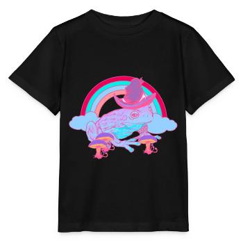 Magic Rainbow Toad Frog Wizard Frogs - T-shirt bio MINI CREATOR Stanley/Stella Enfant - noir - Devant - Mikhail (115cm)
