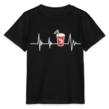 Herzlinie und Soda - Stanley/Stella Kinder T-Shirt MINI CREATOR  - Schwarz - Vorne - Mikhail (115cm)