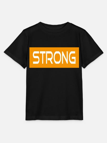 STRONG - Stanley/Stella Kinder T-Shirt MINI CREATOR - Schwarz