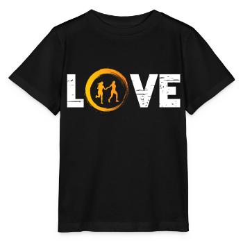 Sporty Hobby Leidenschaft Staffelauf - Stanley/Stella Kinder T-Shirt MINI CREATOR  - Schwarz - Vorne - Mikhail (115cm)