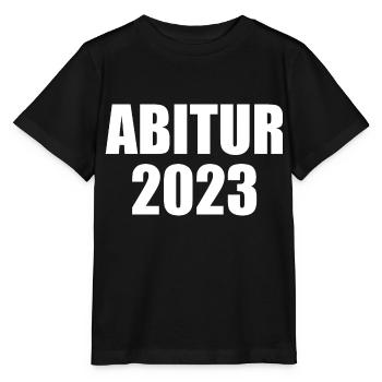 Abitur 2023 - Stanley/Stella Kinder T-Shirt MINI CREATOR  - Schwarz - Vorne - Mikhail (115cm)
