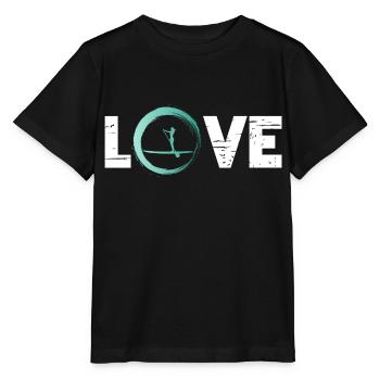 Sporty Hobby Leidenschaft Stand Up Paddle - Stanley/Stella Kinder T-Shirt MINI CREATOR  - Schwarz - Vorne - Mikhail (115cm)