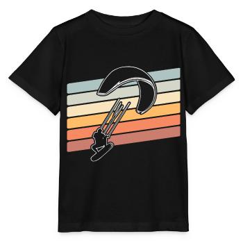 Kitesurfer Kiteboard Kitesurfen Kitesurf - Stanley/Stella Kinder T-Shirt MINI CREATOR  - Schwarz - Vorne - Mikhail (115cm)