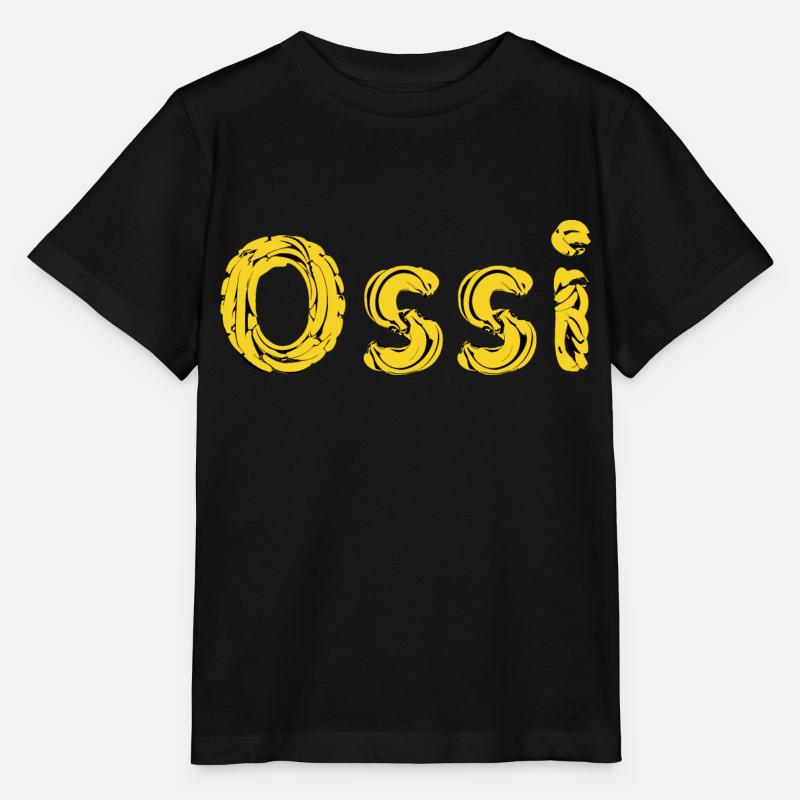 Banana Ossi - Stanley/Stella Kinder T-Shirt MINI CREATOR  - Schwarz