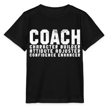 Coach Character Builder Attitude - Stanley/Stella Kinder T-Shirt MINI CREATOR  - Schwarz - Vorne - Mikhail (115cm)