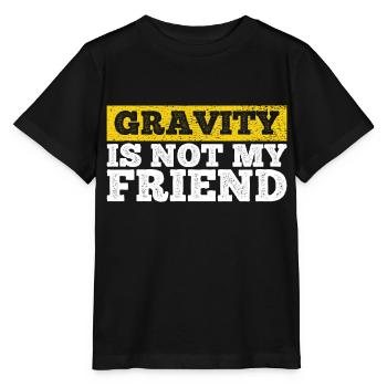 Blessure gravitationnelle Fracture Os Échec Post-Chirurgie Bâillon - T-shirt bio MINI CREATOR Stanley/Stella Enfant - noir - Devant - Mikhail (115cm)