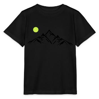 Montagnes - T-shirt bio MINI CREATOR Stanley/Stella Enfant - noir - Devant - Mikhail (115cm)