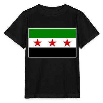 Syria - Stanley/Stella MINI CREATOR Kids’ T-Shirt - black - Front - Mikhail (115cm)