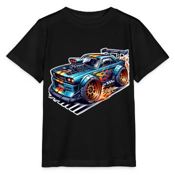 Voiture de sport tuning voiture - T-shirt bio MINI CREATOR Stanley/Stella Enfant - noir - Devant - Mikhail (115cm)